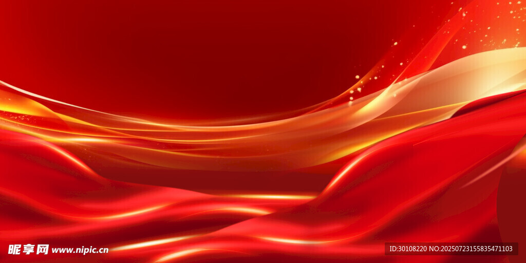 红色背景
