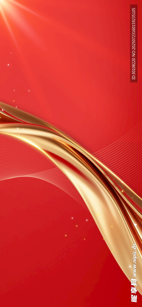 红色背景