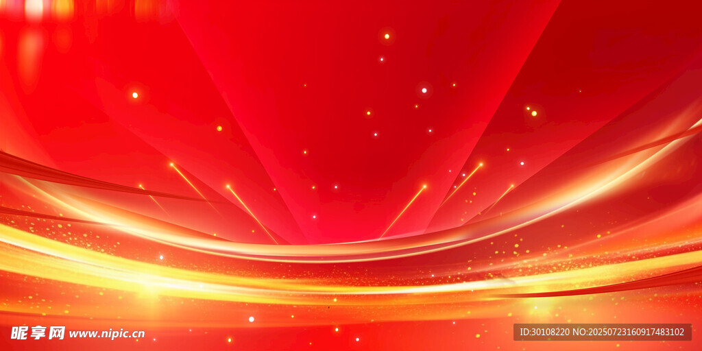 红色背景