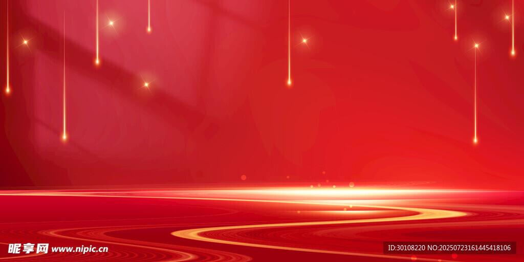 红色背景