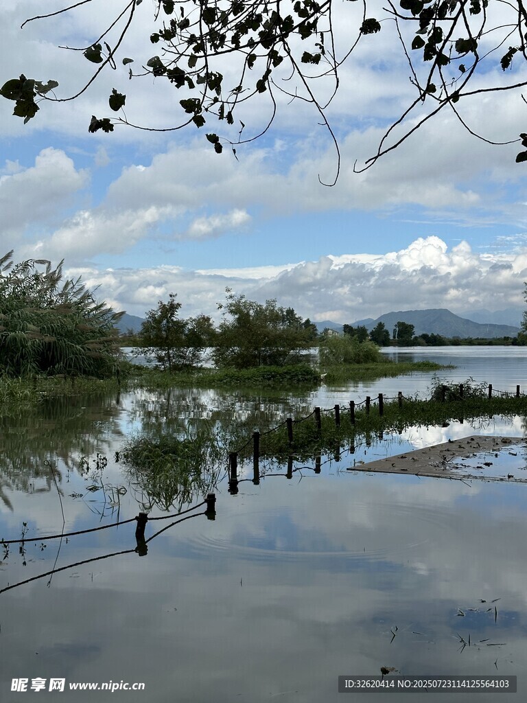 宁静湖畔风光