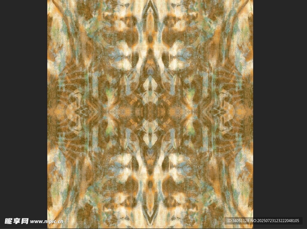 复古华丽花纹图案设计