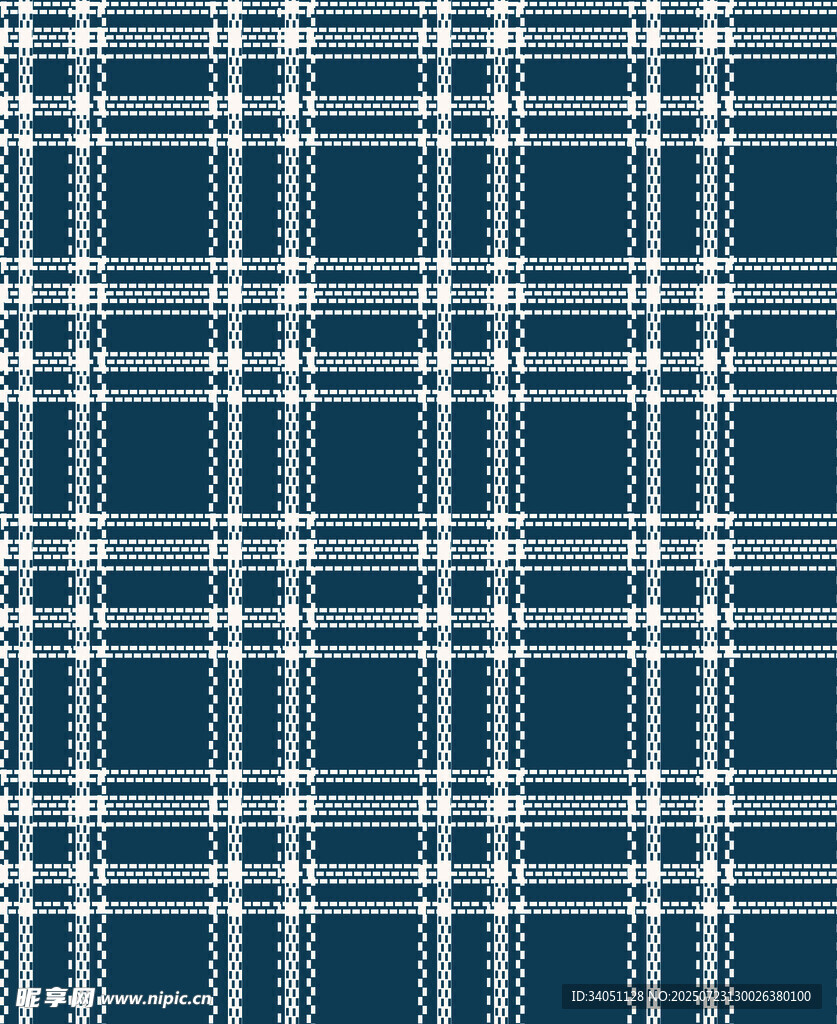 蓝白格子图案纹理