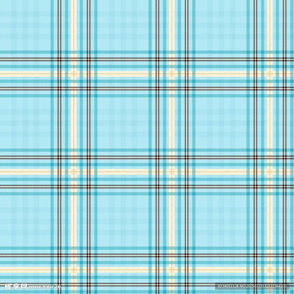 矢量浅蓝色格子图案背景