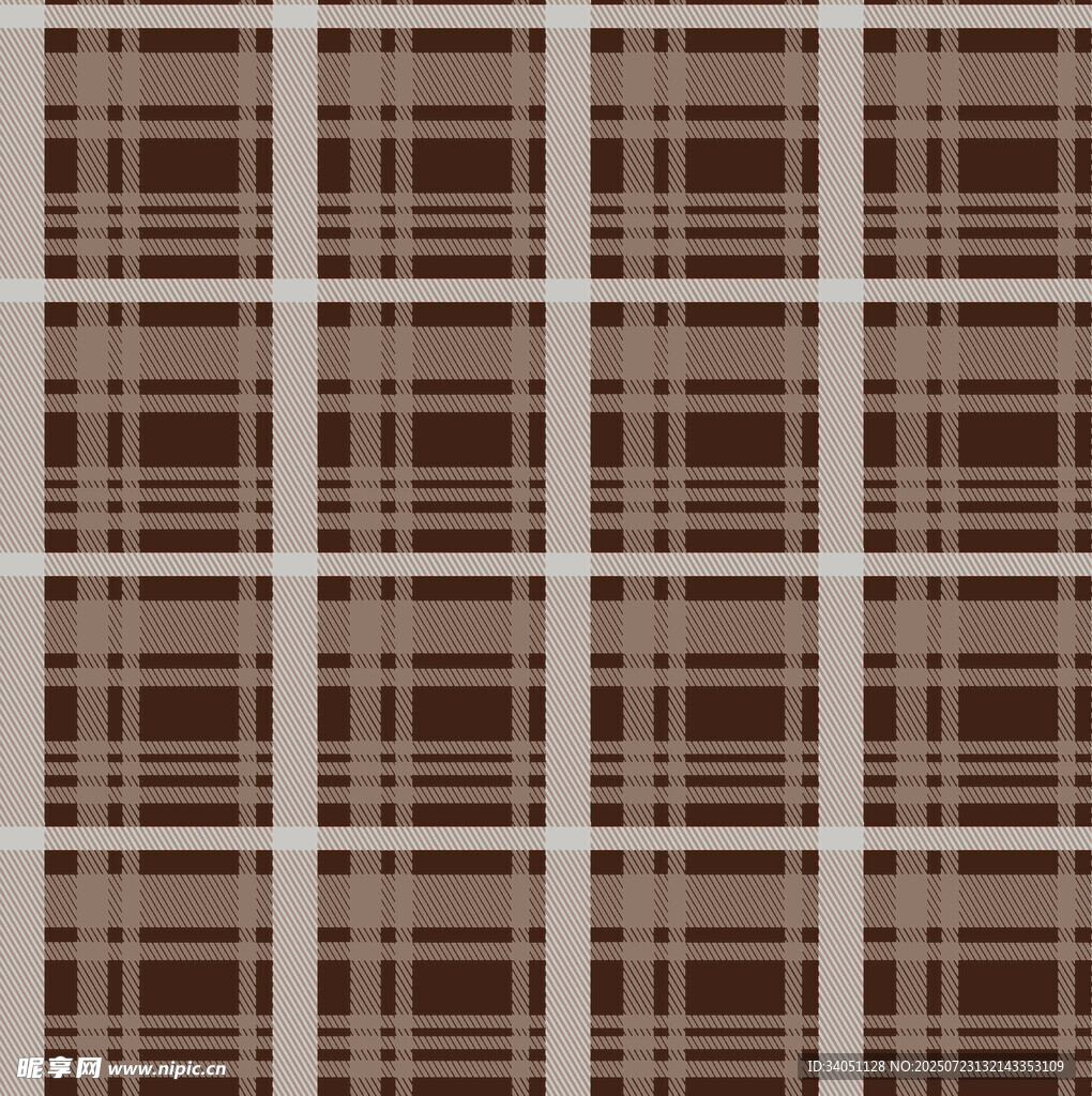 矢量棕色格子图案纹理