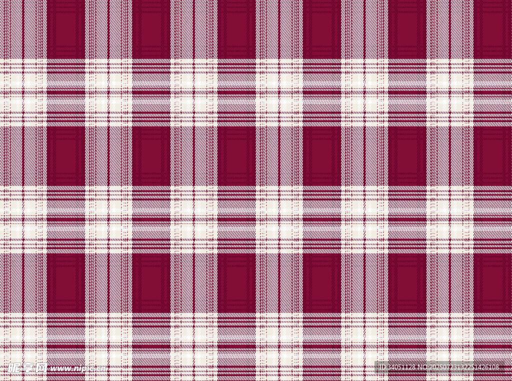 矢量酒红色格子图案纹理
