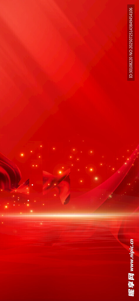 红色背景