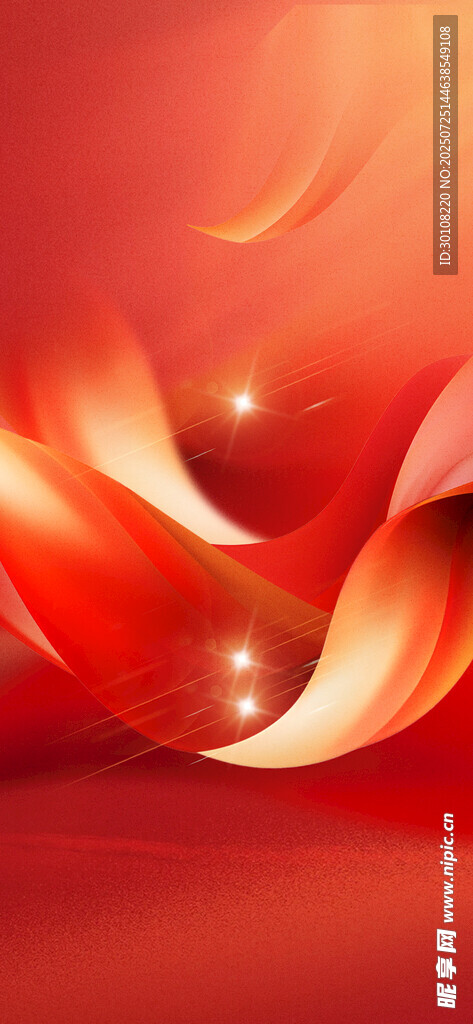 红色背景
