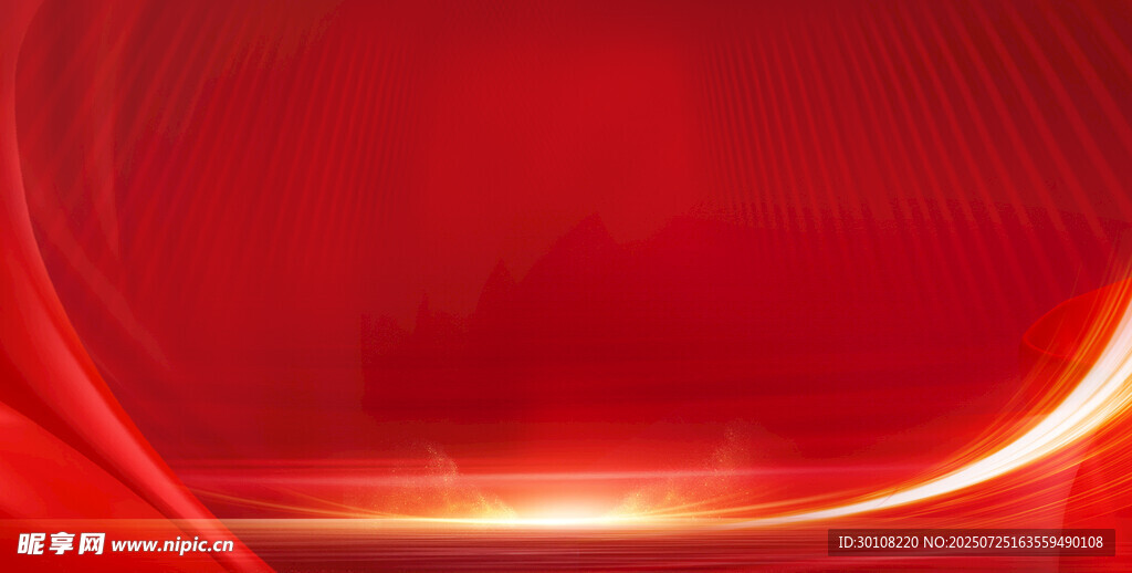 红色背景