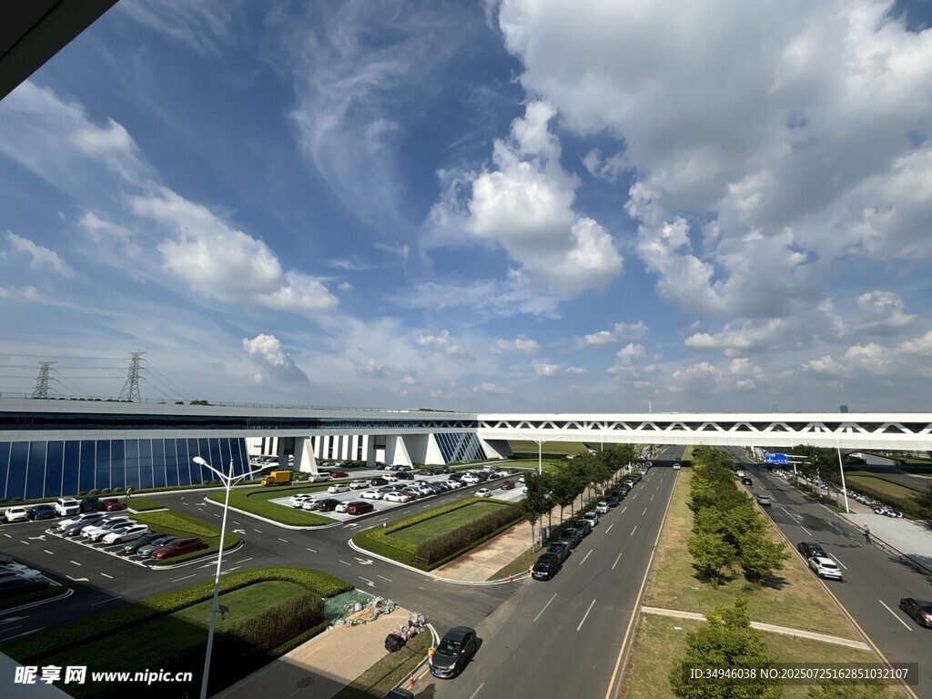 现代园区全景俯瞰