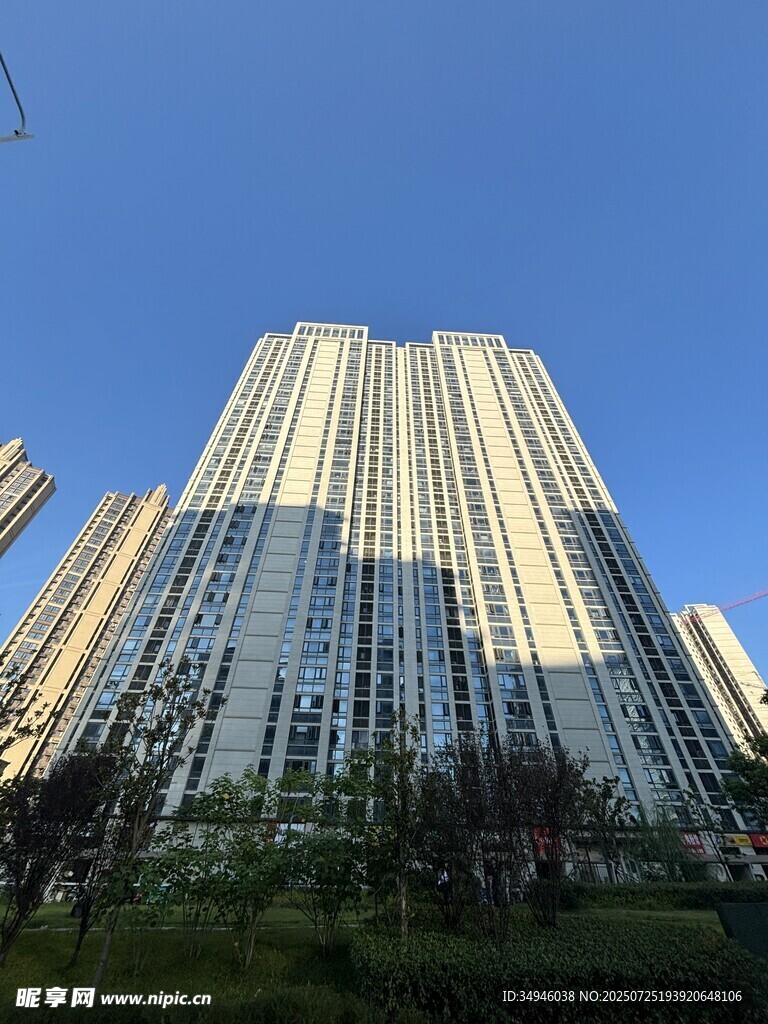 高楼林立的城市景观