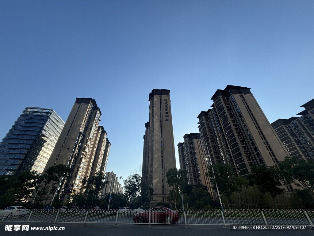 城市高楼林立景观