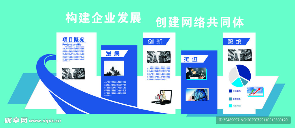 企业讯息文化墙装饰