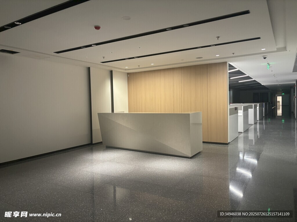 现代简约风格办公接待区