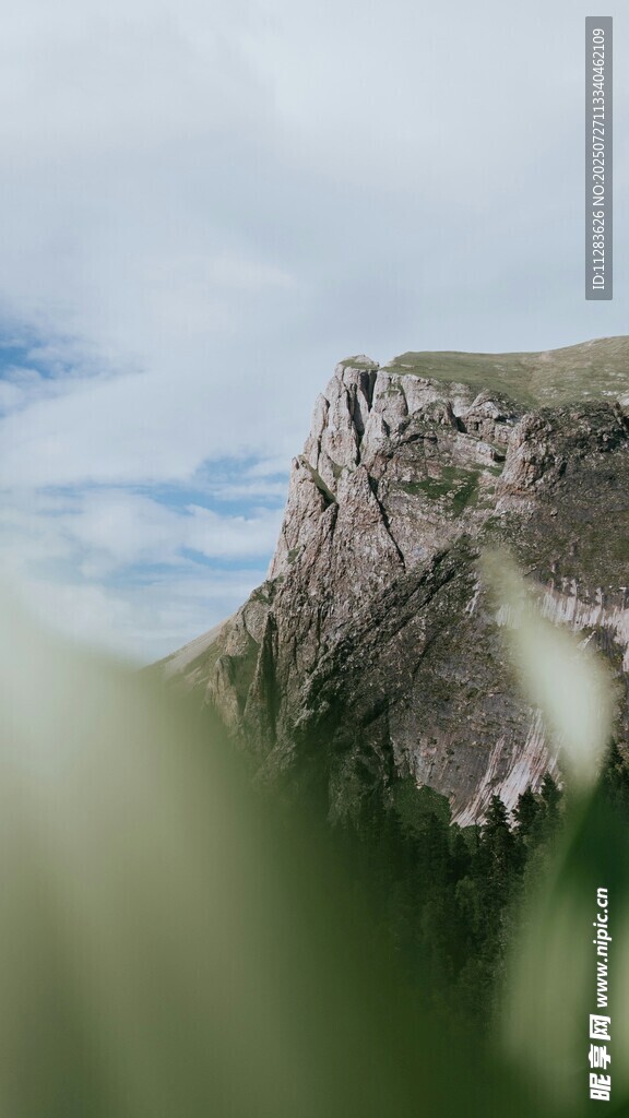 山巅远景
