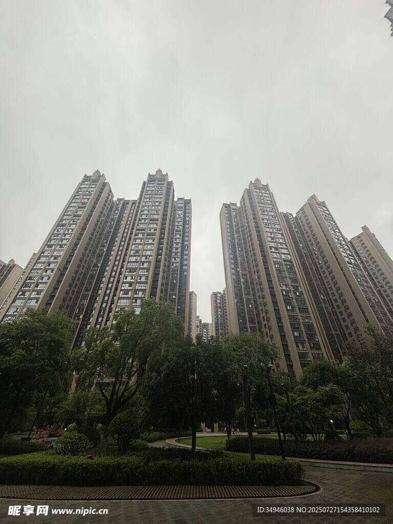 城市高楼林立景观