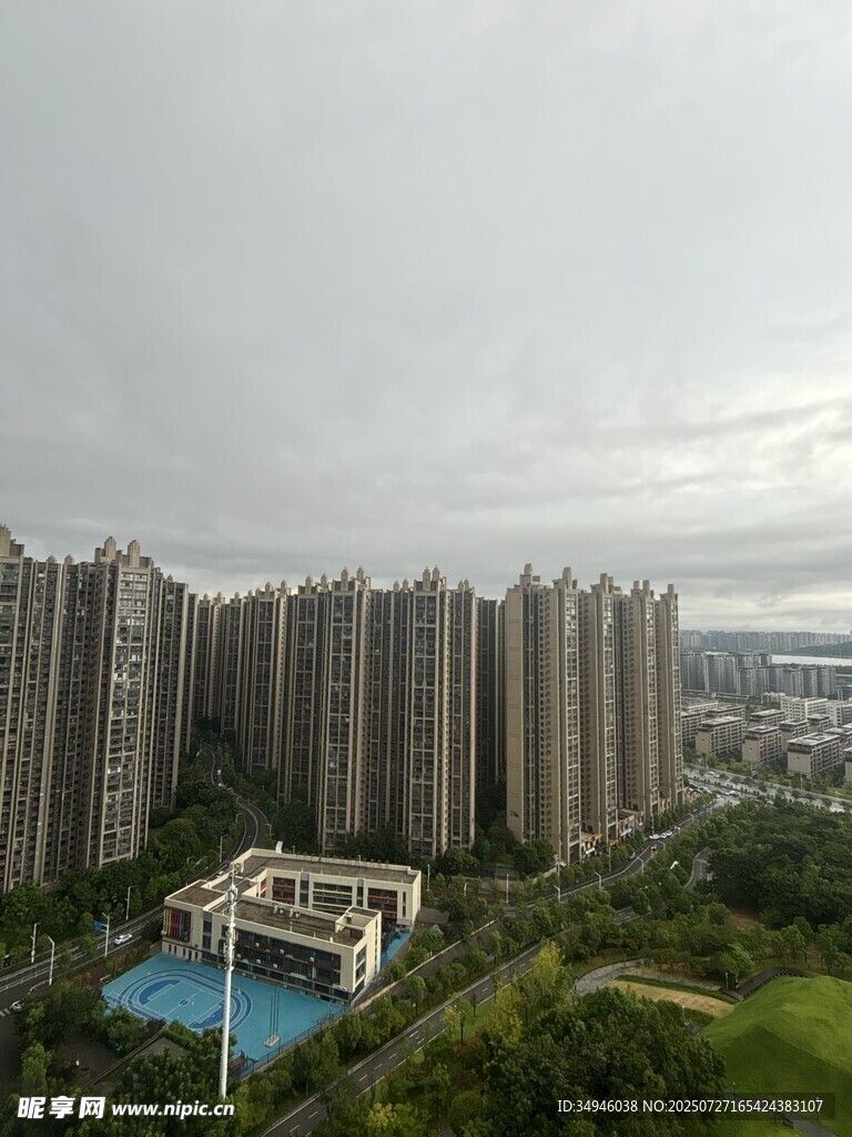 高层住宅区景观