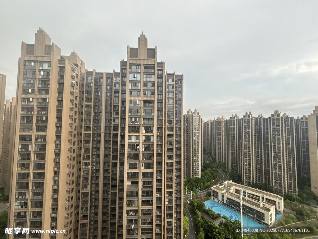 高层住宅区景观