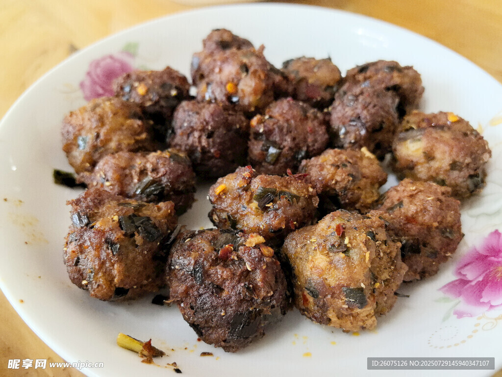 美味香煎肉丸