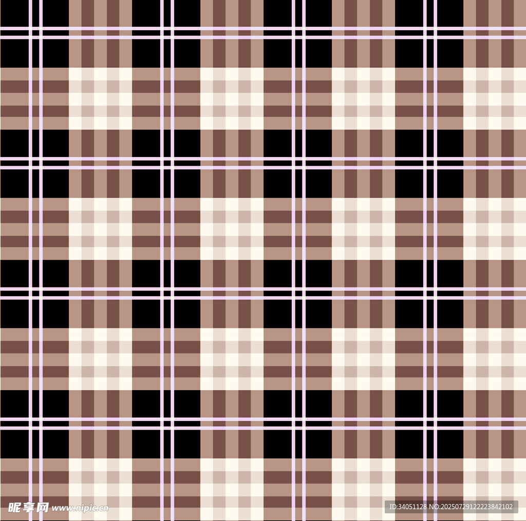 矢量复古格子图案纹理
