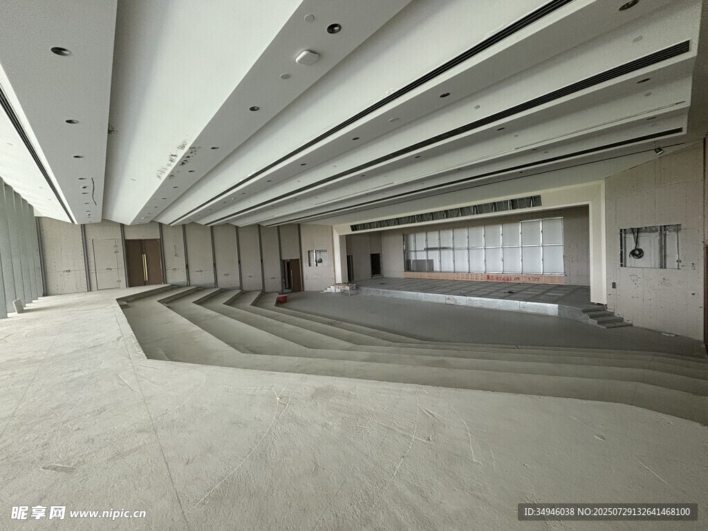 空旷现代风室内空间场景