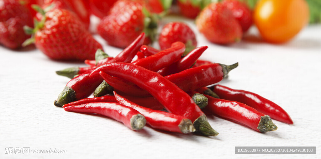 新鲜红辣椒