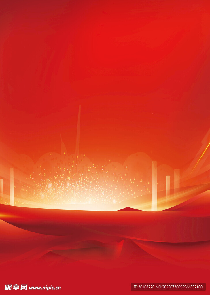 红色背景