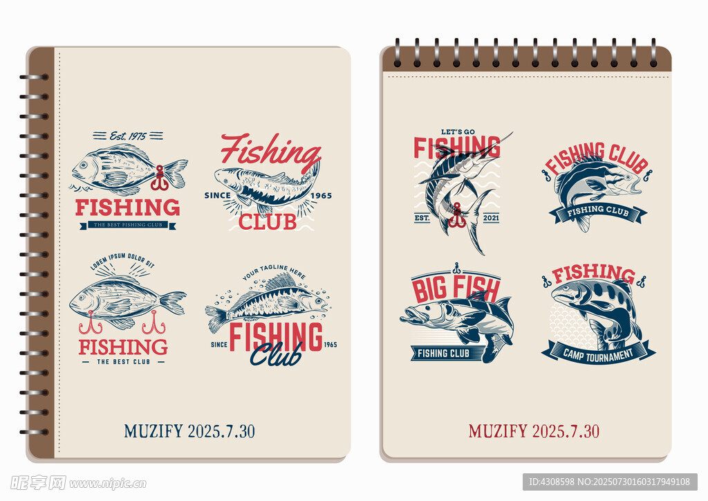 8款入鱼类logo图案