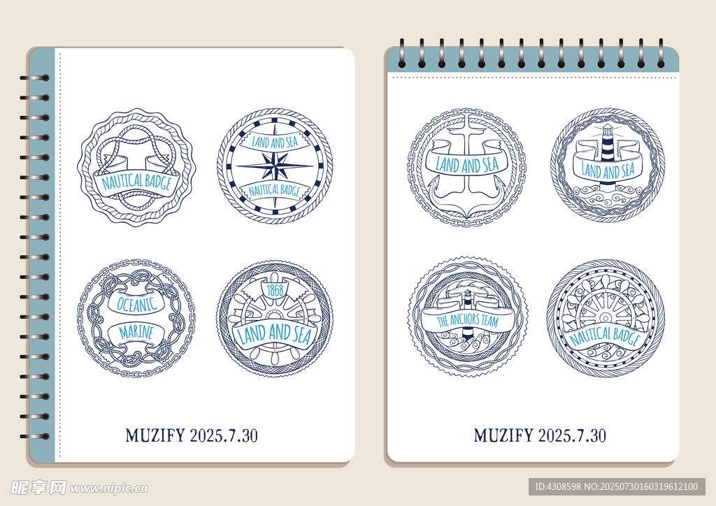 8款入航海logo图案