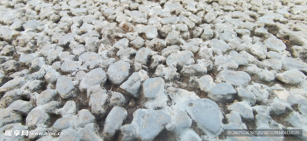 碎石地面特写