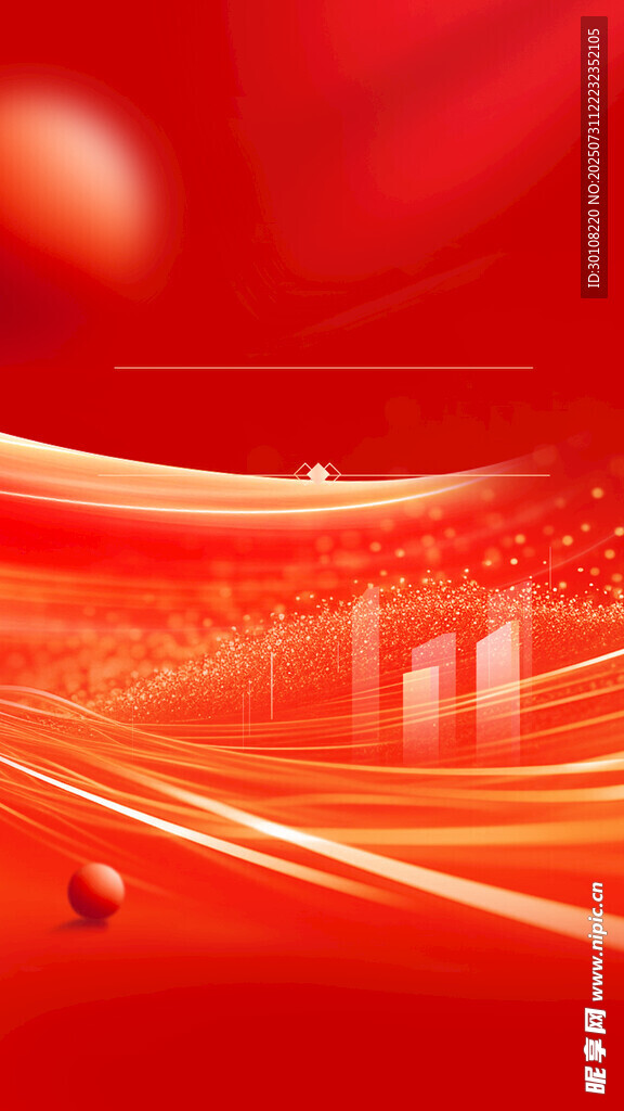 红色背景