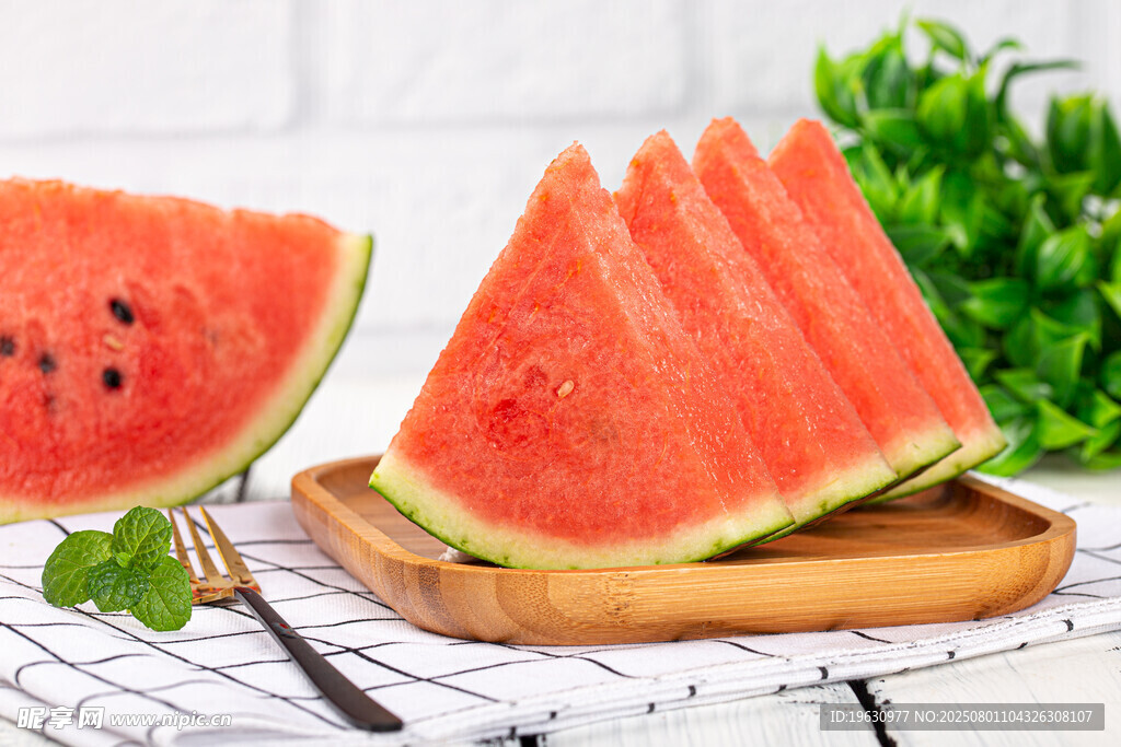 新鲜切块西瓜