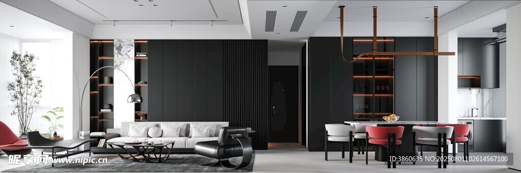 现代简约风格客厅空间