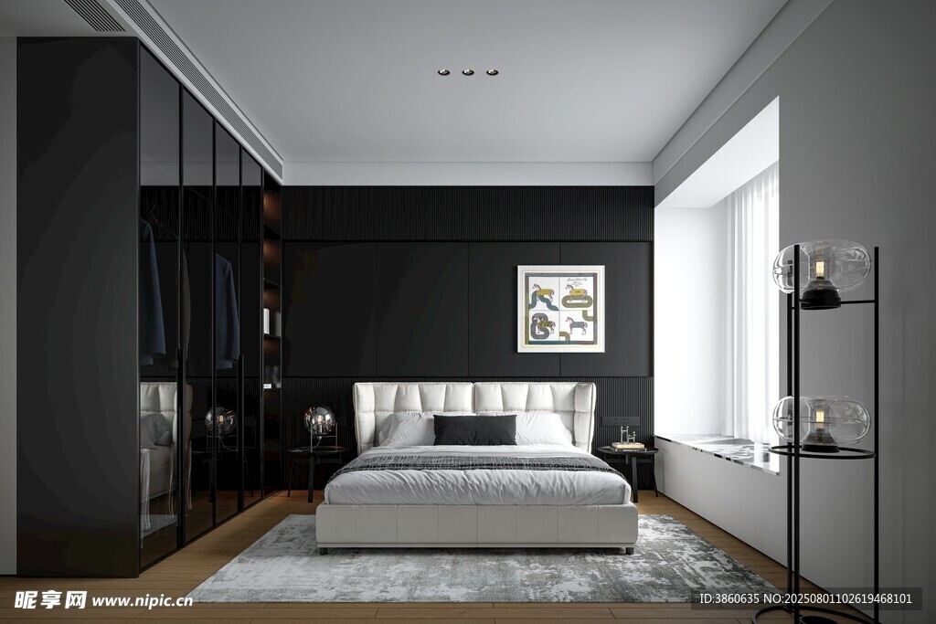 现代简约风格卧室空间