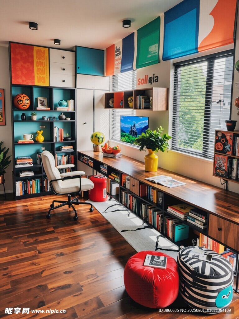 多彩创意家居办公空间