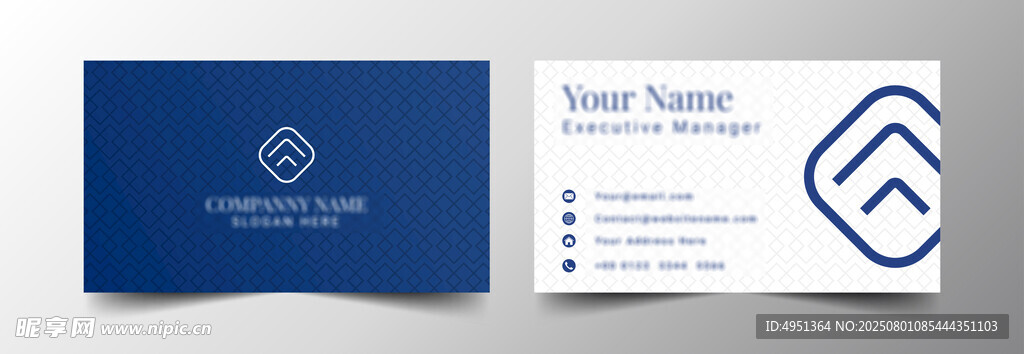 简约商务名片设计示例