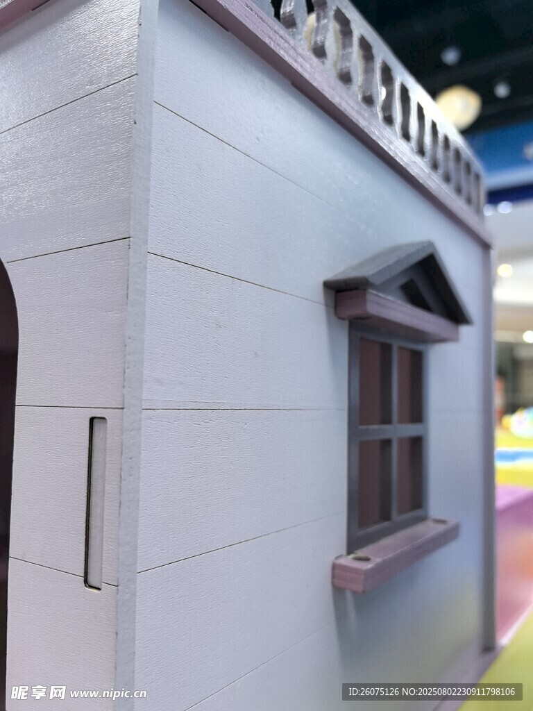 精致小屋模型局部