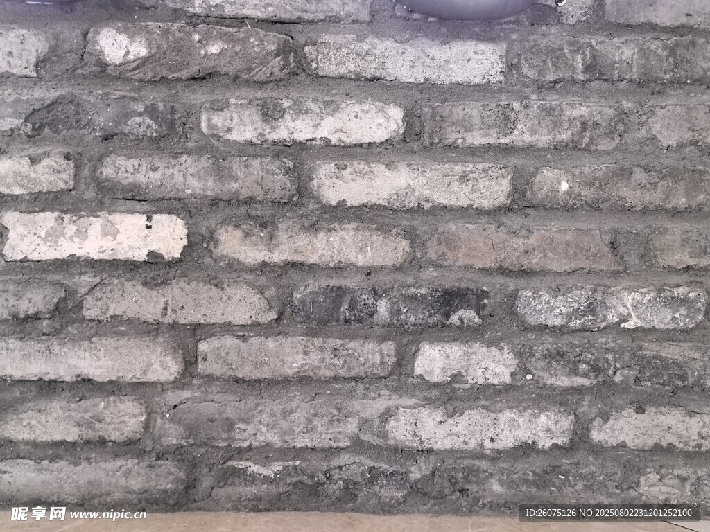 复古灰色砖墙纹理