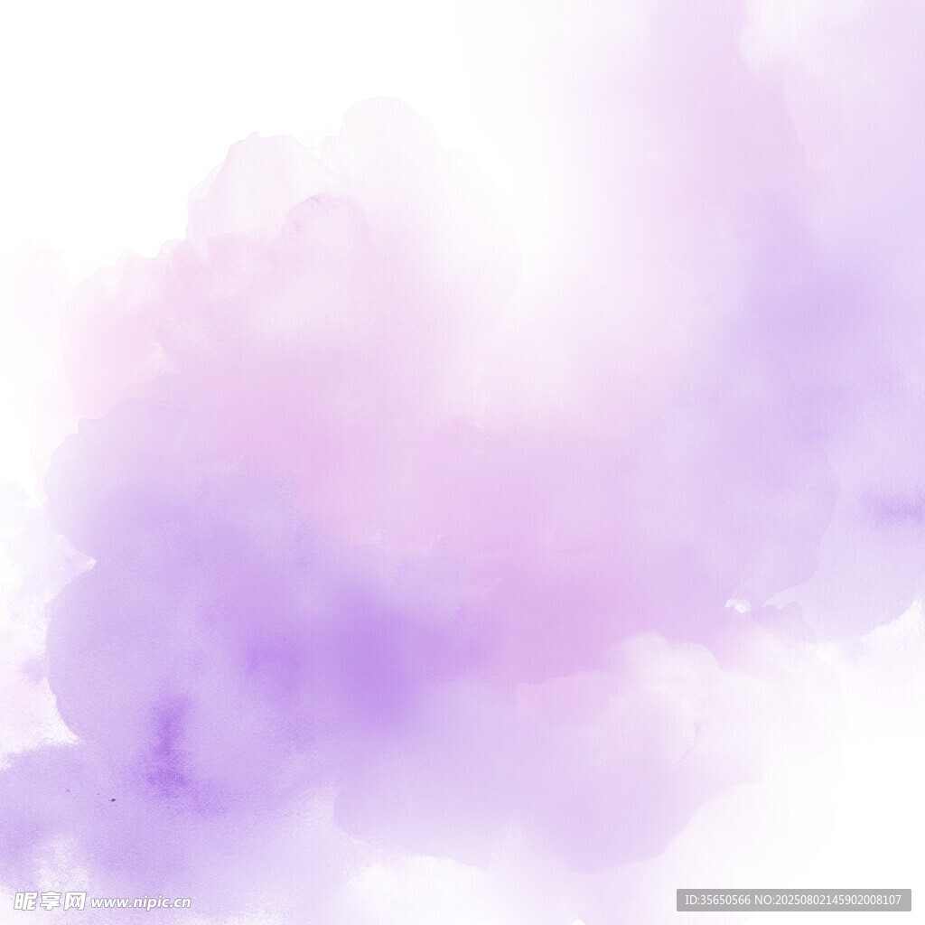 梦幻紫色水彩背景