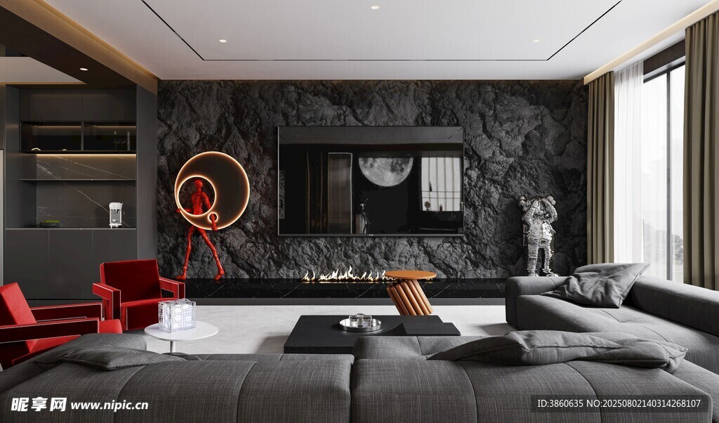 现代时尚客厅室内设计