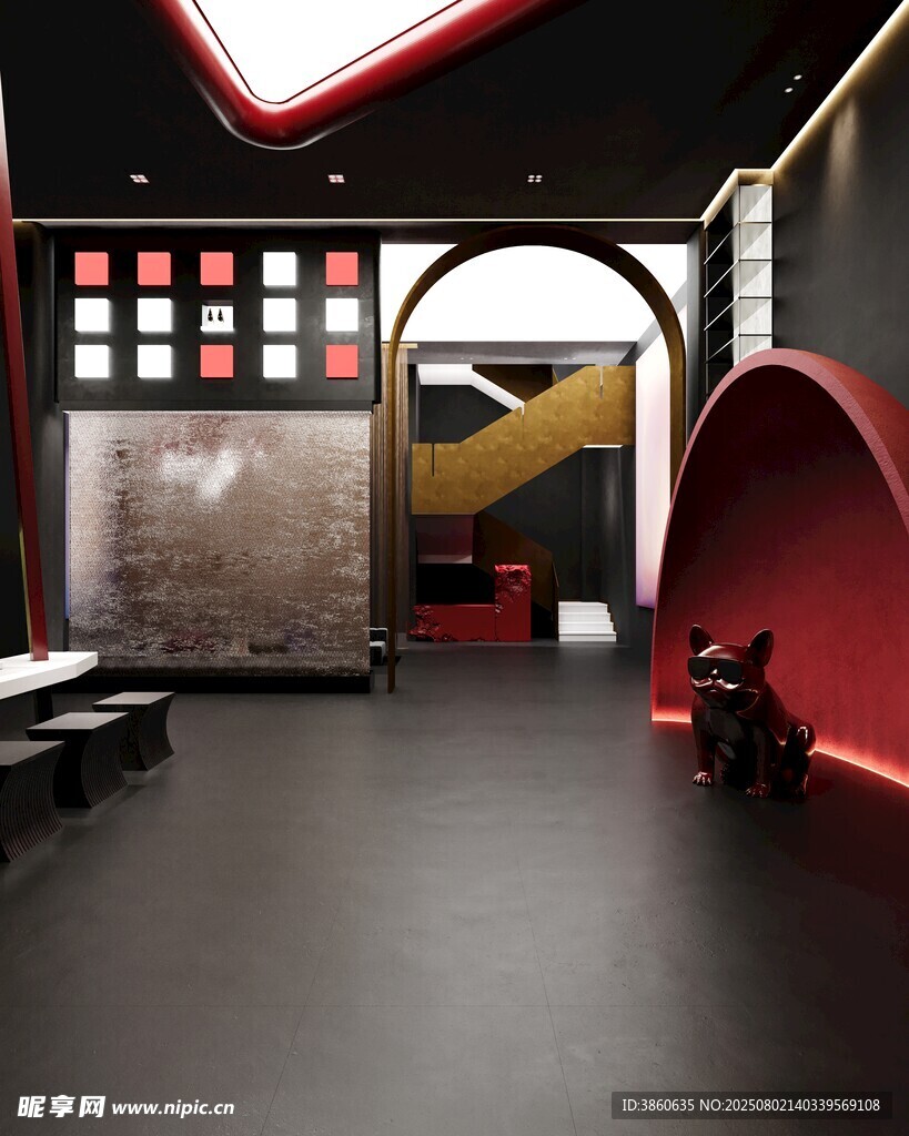 现代风格酷炫室内空间