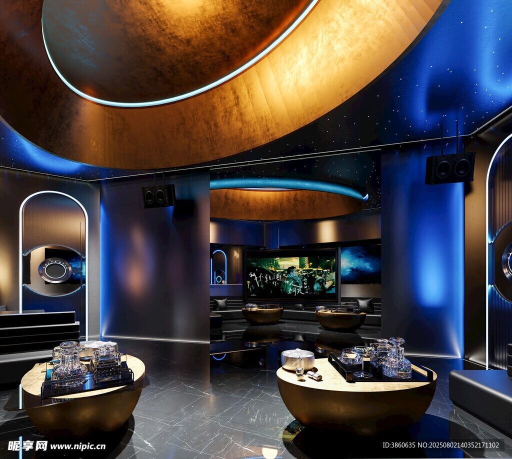 豪华现代风格室内空间设计