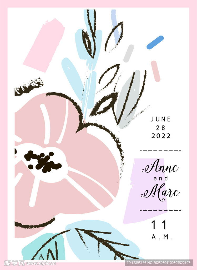 手绘花卉图案设计