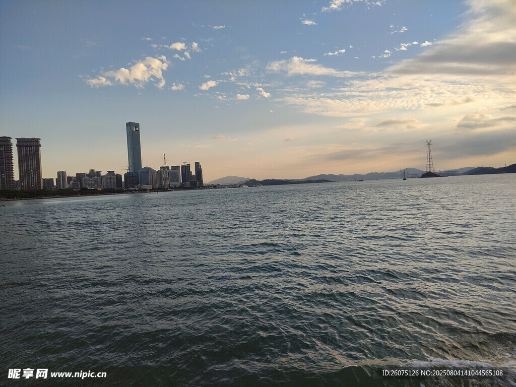 城市滨水风光