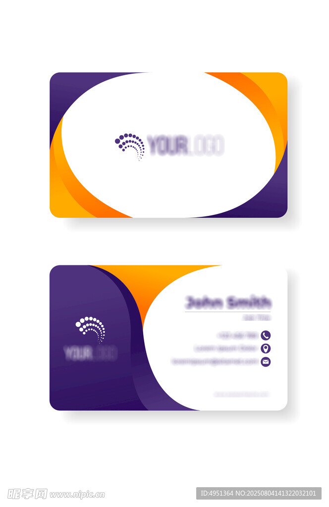 简约商务名片设计示例