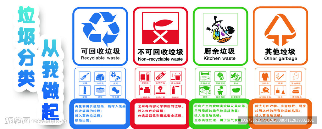 垃圾分类海报设计