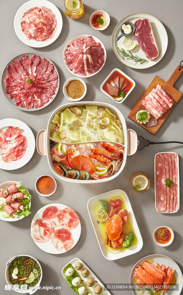 丰盛火锅食材大集合