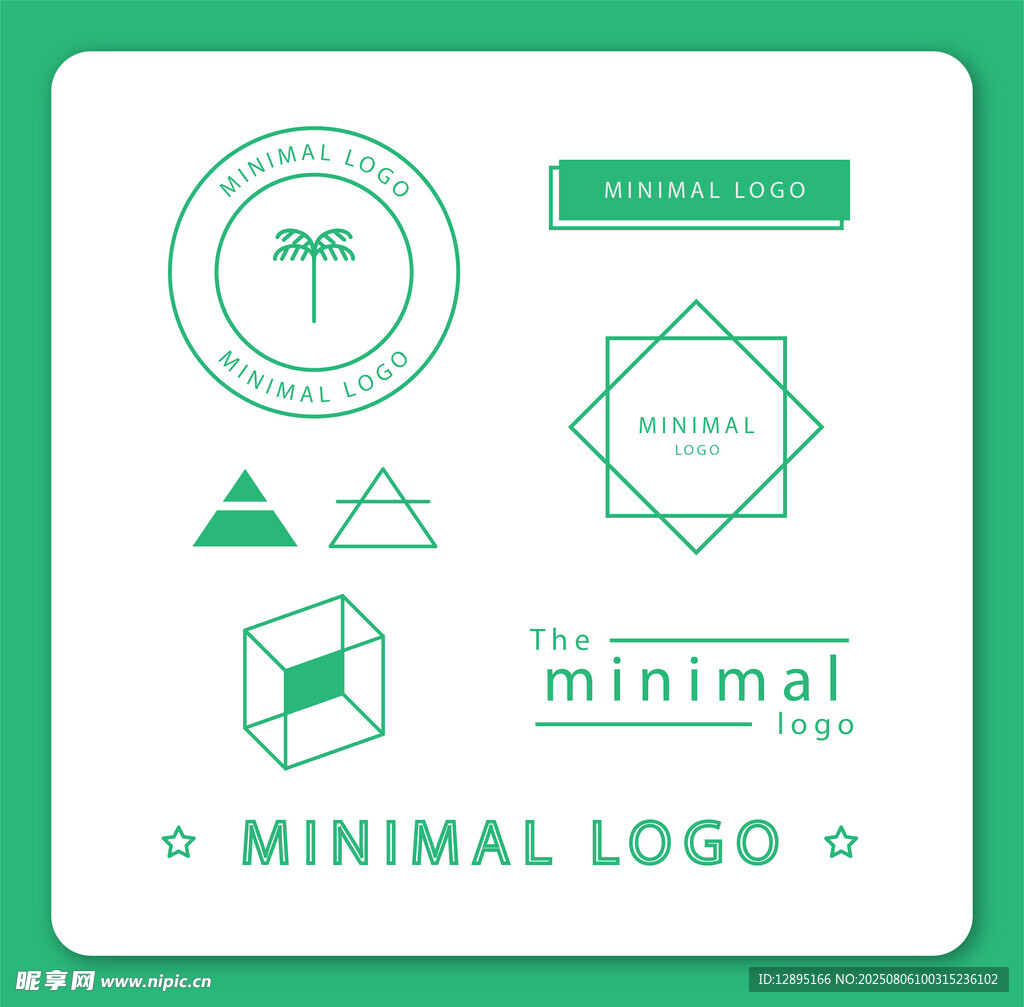 简约风格迷你标志设计