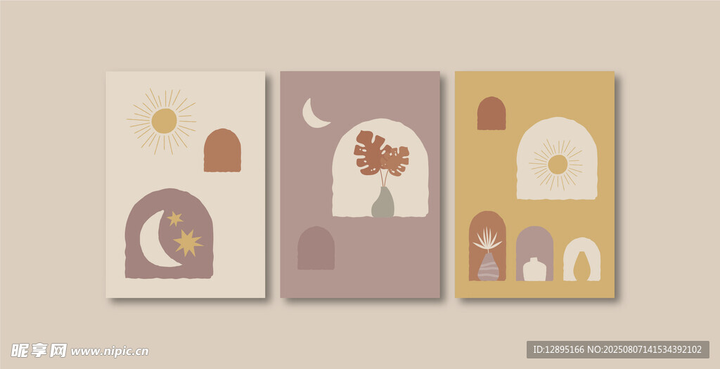 梦幻风格建筑插画