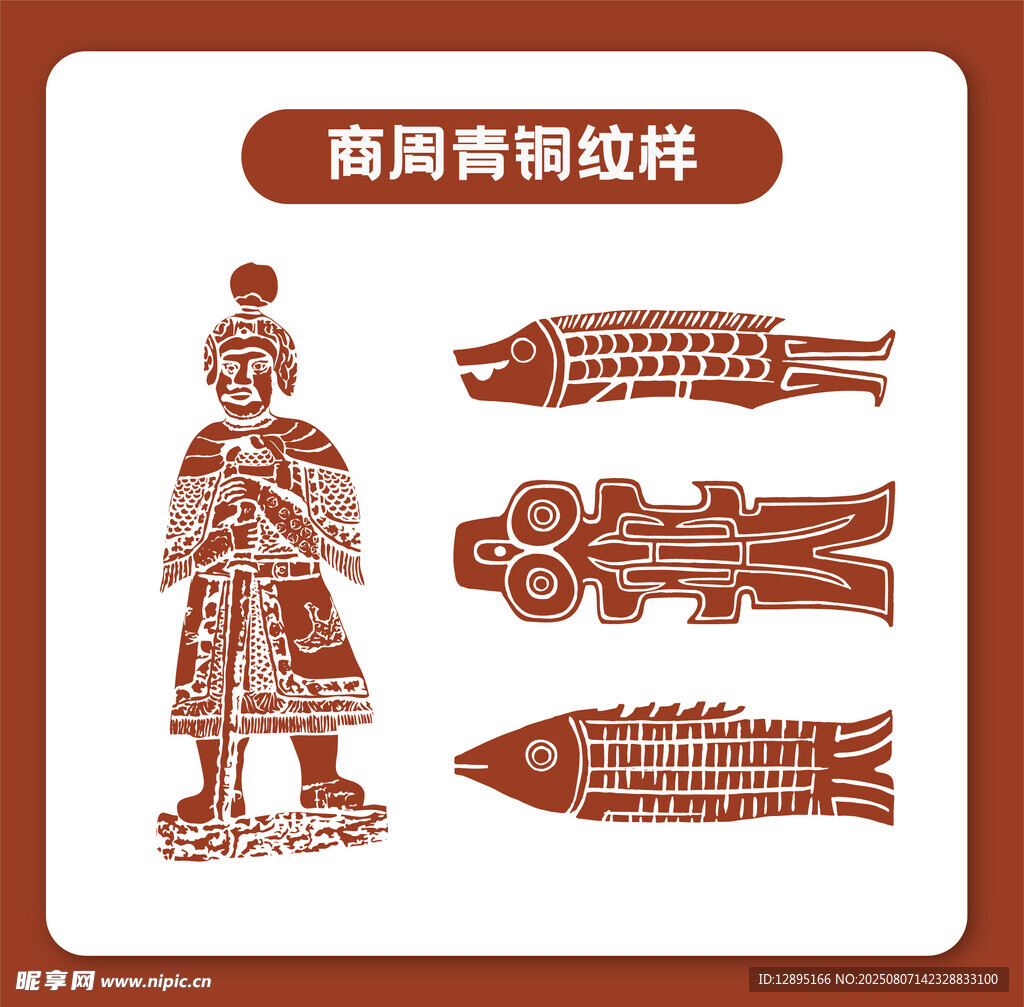 商周青铜纹样图案展示